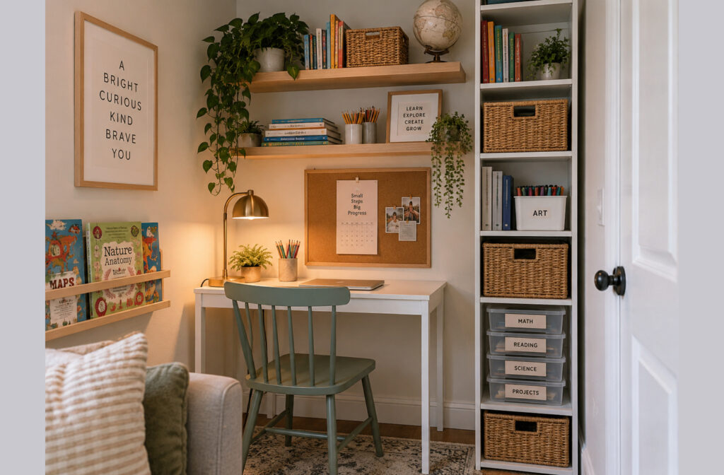 Learning Corner Ideas for Kids: Build a Small Focus Zone at Home