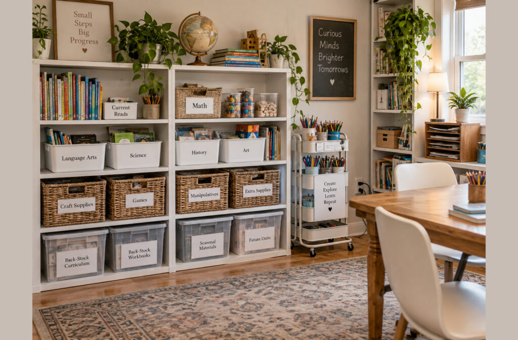 Homeschool Without a Dedicated Room: Build a Portable Learning System