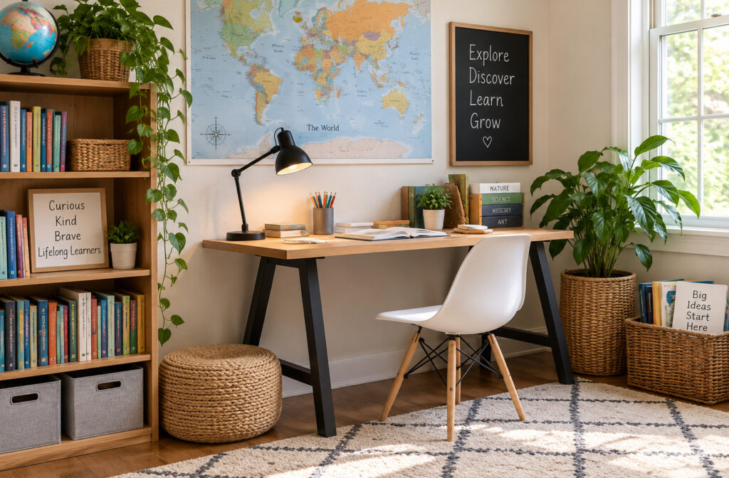 Homeschool Room Ideas on a Budget: Spend on Function First